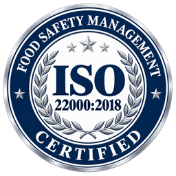 ISO 22000:2018 certified
